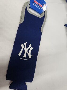 2pk MLB New York Yankees Wine Bottle Cooler Insulated Sleeve Neoprene 163